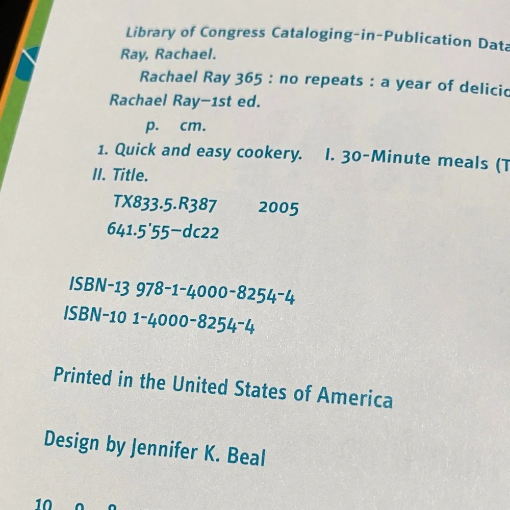 Rachael Ray 365: No Repeats - Vibrant Edition cookbook
